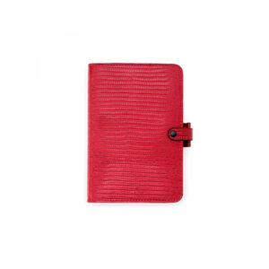 Personal 4CRF Couro Lezard Vermelho